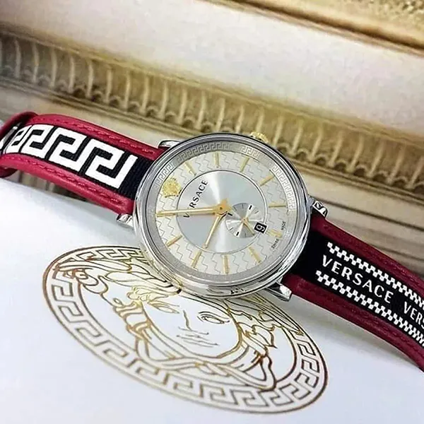 Đồng Hồ Nam Versace V-Circle Quartz VEBQ01319 Màu Đỏ Đen - Đồng hồ - Vua Hàng Hiệu