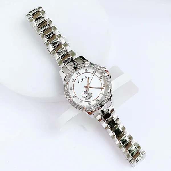 Đồng Hồ Nữ Bulova Crystal Collection Watch 98L232 Màu Bạc - Đồng hồ - Vua Hàng Hiệu