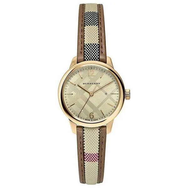 Đồng Hồ Nữ Burberry Classic Round Women's Watch BU10114 Màu Vàng Gold - Đồng hồ - Vua Hàng Hiệu