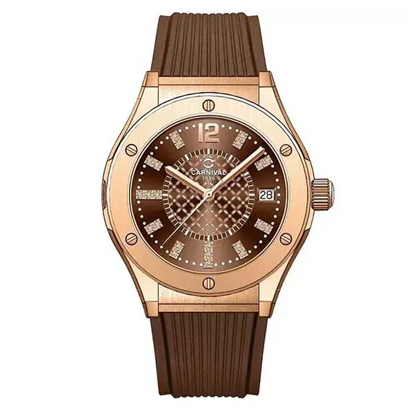 Đồng Hồ Nữ Carnival 8173L-VH-DCS-N Màu Nâu - Đồng hồ - Vua Hàng Hiệu