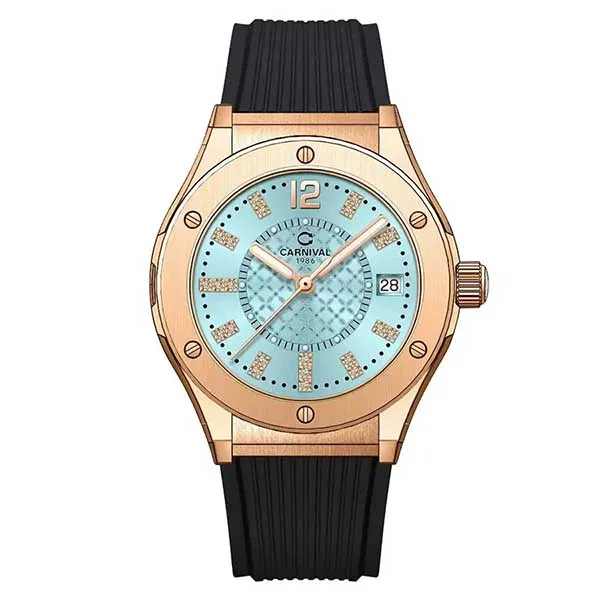 Đồng Hồ Nữ Carnival 8173L-VH-DCS-XT Màu Xanh - Vàng