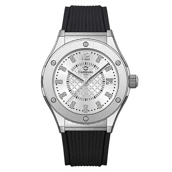 Đồng Hồ Nữ Carnival 8173L-VT-DCS-T Màu Bạc - Đen - Đồng hồ - Vua Hàng Hiệu