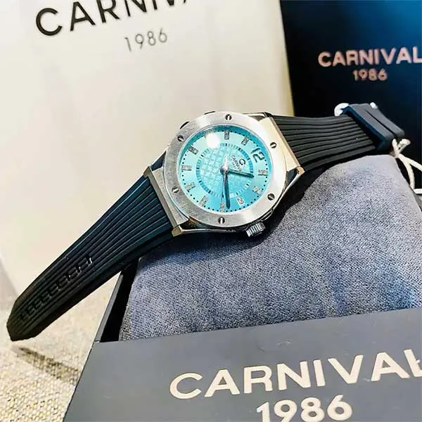 Đồng Hồ Nữ Carnival 8173L-VT-DCS-XT Màu Xanh Đen - Đồng hồ - Vua Hàng Hiệu