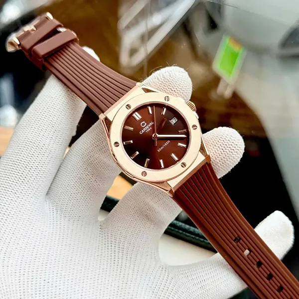 Đồng Hồ Nữ Carnival Quartz Watch 8168L-VH-DCS-N Màu Nâu - Đồng hồ - Vua Hàng Hiệu