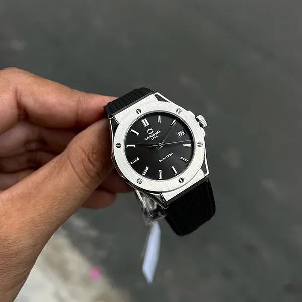 Đồng Hồ Nữ Carnival Quartz Watch 8168L-VT-DCS-D Màu Đen