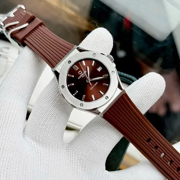 Đồng Hồ Nữ Carnival Quartz Watch 8168L-VT-DCS-N Màu Nâu/Bạc - Đồng hồ - Vua Hàng Hiệu