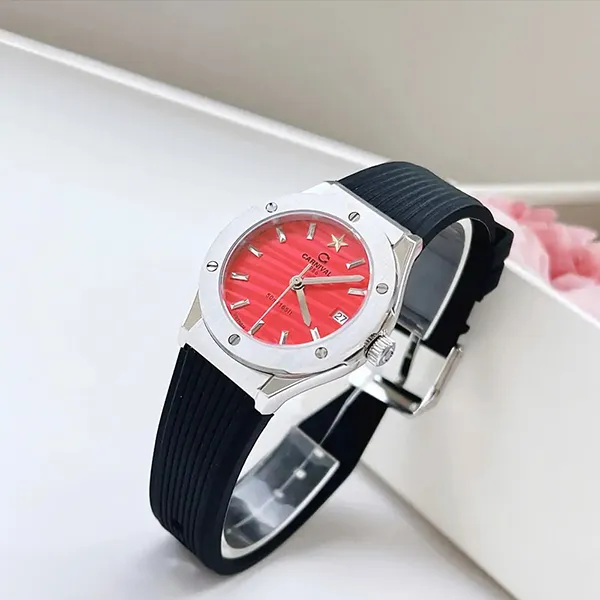 Đồng Hồ Nữ Carnival Quartz Watch 8168L-VT-DCS-VN Màu Đen/Đỏ - Đồng hồ - Vua Hàng Hiệu