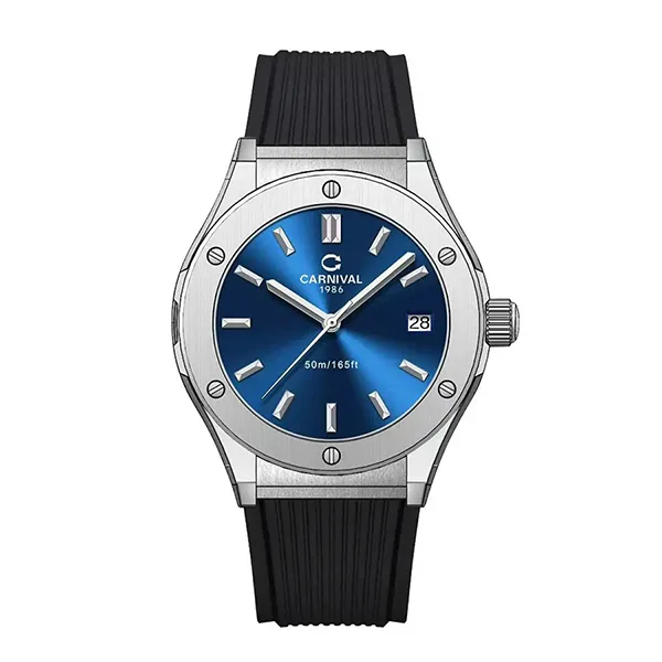 Đồng Hồ Nữ Carnival Quartz Watch 8168L-VT-DCS-X Màu Đen/Xanh - Đồng hồ - Vua Hàng Hiệu