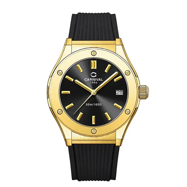 Đồng Hồ Nữ Carnival Quartz Watch 8168L-VV-DCS-D Màu Đen/Gold - Đồng hồ - Vua Hàng Hiệu