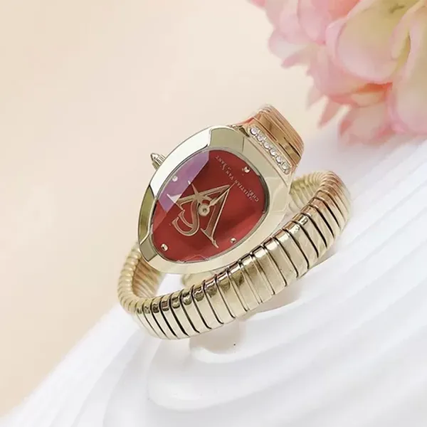 Đồng Hồ Nữ Christian Van Sant Naga Watch CV0873 Vàng/Đỏ (Tặng Kèm Vòng Tay)