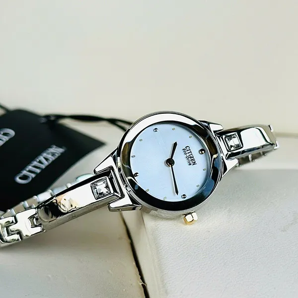 Đồng Hồ Nữ Citizen Eco-Drive EX1324-53A Màu Bạc Trắng