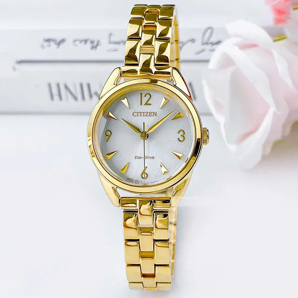 Đồng Hồ Nữ Citizen Eco-Drive Watch EM0682-74A Màu Vàng Gold