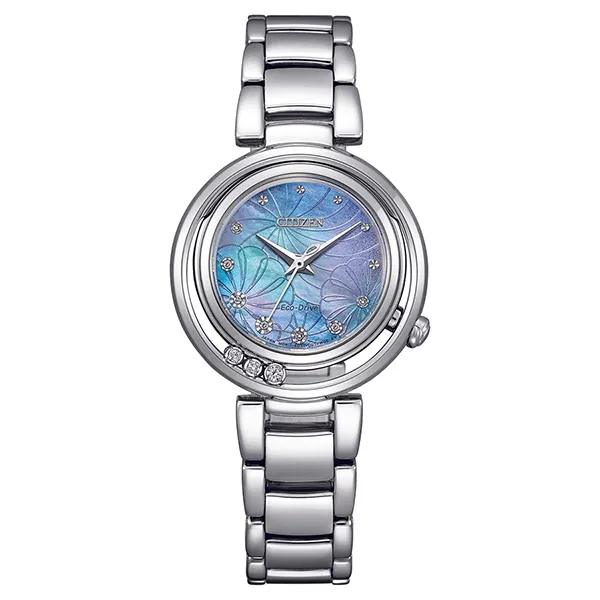 Đồng Hồ Nữ Citizen L Eco-Drive EM1110-81N 29.8mm Màu Bạc