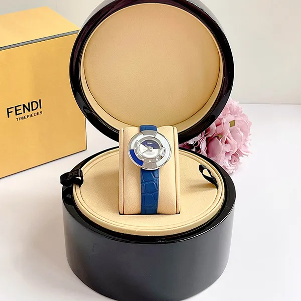 Đồng Hồ Nữ Fendi Policromia Diamond F500023531 Màu Xanh Bạc - Đồng hồ - Vua Hàng Hiệu