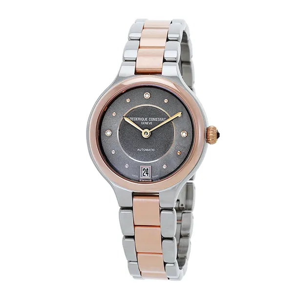 Đồng Hồ Nữ Frederique Constant Delight Automatic Diamond FC-306LBRD3ER2B Màu Vàng Hồng/Bạc - Đồng hồ - Vua Hàng Hiệu