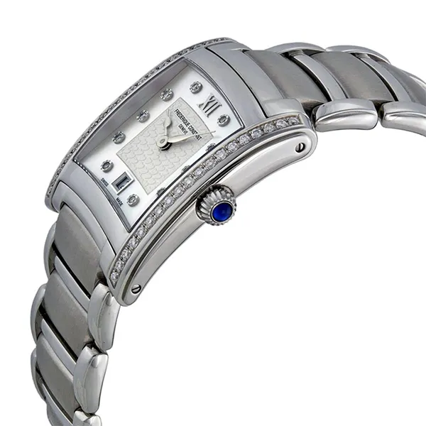Đồng Hồ Nữ Frederique Constant Delight Mother of Pearl Dial Stainless Steel Watch 220WHD2ECD6B Màu Bạc