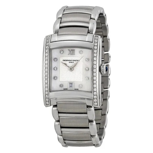 Đồng Hồ Nữ Frederique Constant Delight Mother of Pearl Dial Stainless Steel Watch 220WHD2ECD6B Màu Bạc