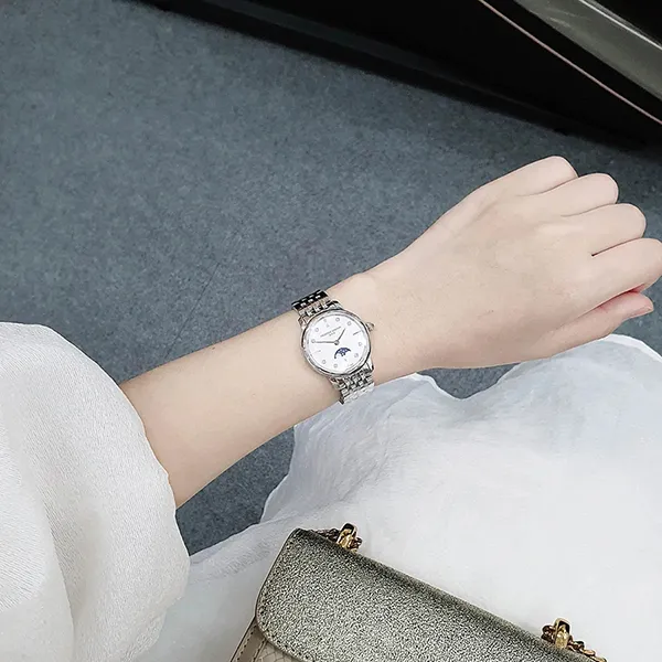 Đồng Hồ Nữ Frederique Constant FC-206MPWD1S6B Slimline Diamond Màu Bạc