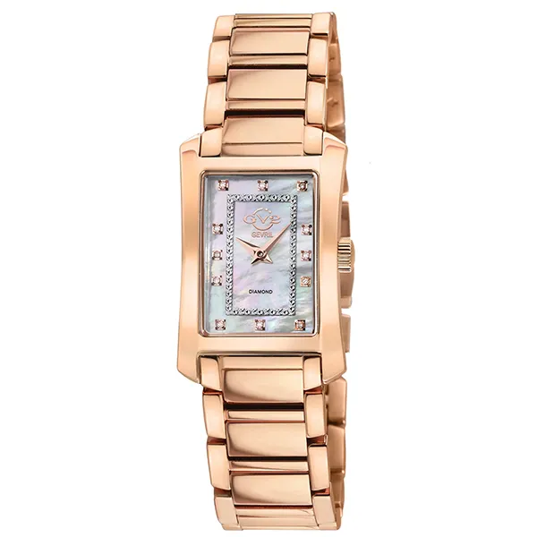 Đồng Hồ Nữ Gevril GV2 14604B Women's Luino Swiss Diamond Watch Màu Vàng Hồng - Đồng hồ - Vua Hàng Hiệu