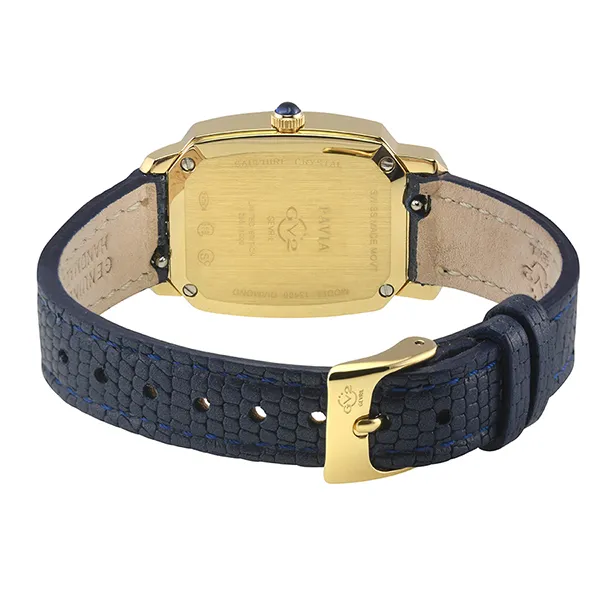 Đồng Hồ Nữ Gevril GV2 Pavia Diamond Watch 13406 Màu Xanh Navy