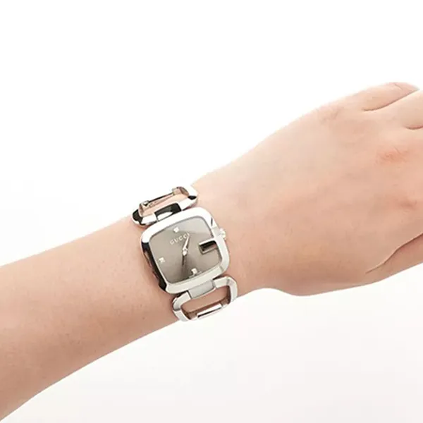 Đồng Hồ Nữ Gucci Diamond Watch YA125401 Màu Bạc