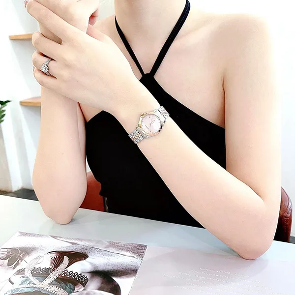 Đồng Hồ Nữ Gucci G-Timeless 27mm Màu Bạc Hồng