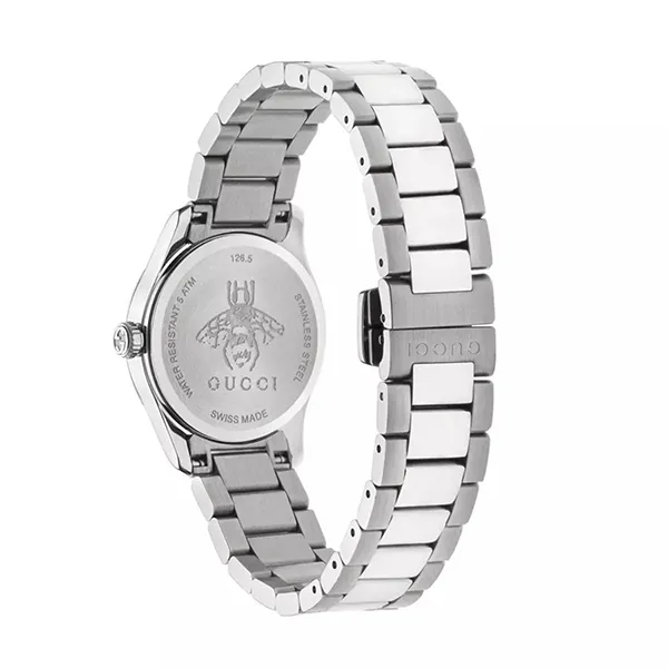 Đồng Hồ Nữ Gucci G-Timeless Silver-Tone Dial Watch YA1265045 Màu Bạc