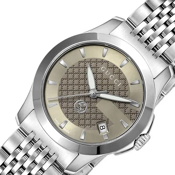 Đồng Hồ Nữ Gucci G-Timeless Watch 27mm YA1264107 Màu Bạc Xanh