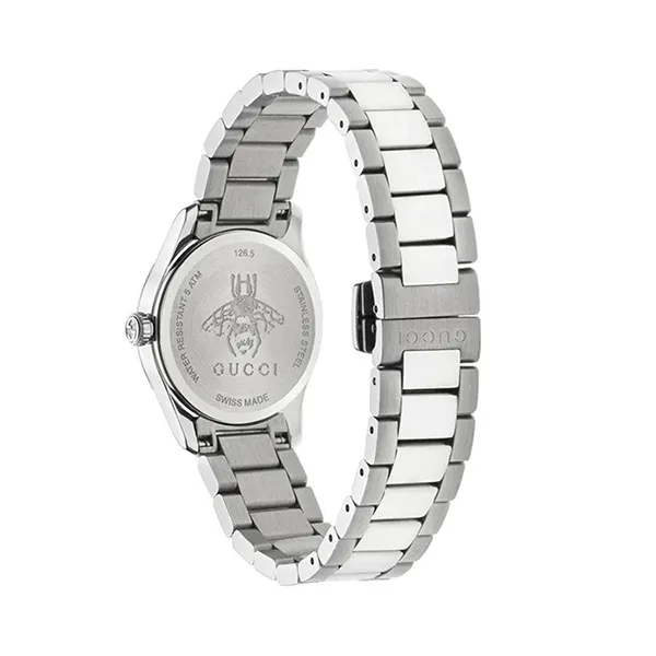 Đồng Hồ Nữ Gucci G-Timeless YA1265024 Màu Bạc Đen