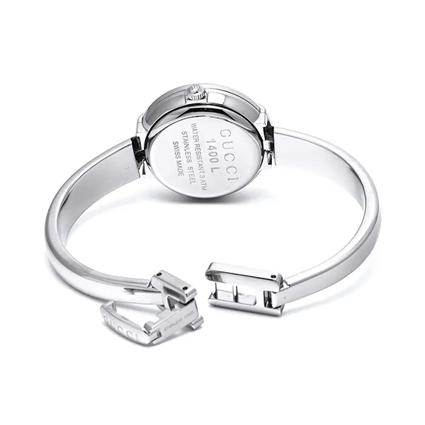Đồng Hồ Nữ Gucci Pink Dial Stainless Steel YA014513 Màu Bạc Hồng