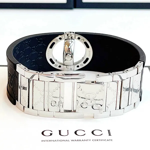 Đồng Hồ Nữ Gucci Twirl YA112518 Màu Đen Bạc