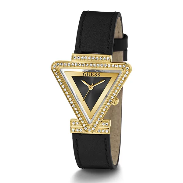 Đồng Hồ Nữ Guess Black Gold Tone Analog Watch GW0504L5 Màu Đen/Vàng