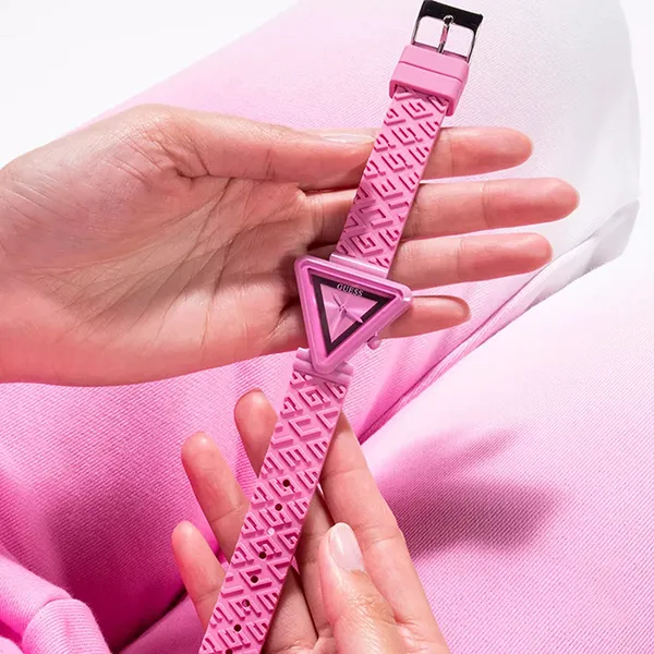 Đồng Hồ Nữ Guess Fame Pink Tone Watch 34mm GW0543L2 Màu Hồng