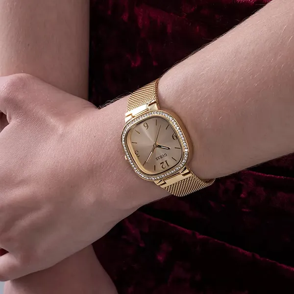 Đồng Hồ Nữ Guess GW0354L2 Headline Gold Tone Watch Màu Vàng - Đồng hồ - Vua Hàng Hiệu