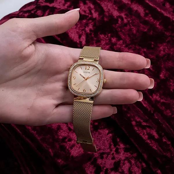 Đồng Hồ Nữ Guess GW0354L2 Headline Gold Tone Watch Màu Vàng - Đồng hồ - Vua Hàng Hiệu