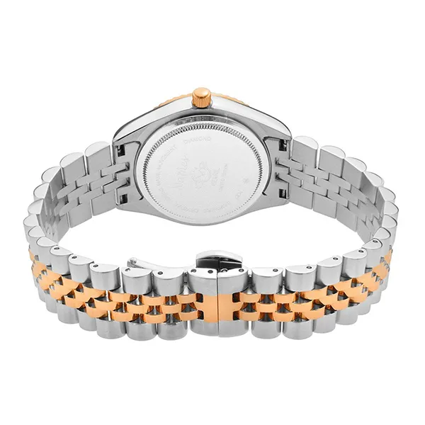 Đồng Hồ Nữ GV2 By Gevril Naples Swiss Quartz Diamond Watch 12408 Màu Demi Mặt Xanh - Đồng hồ - Vua Hàng Hiệu