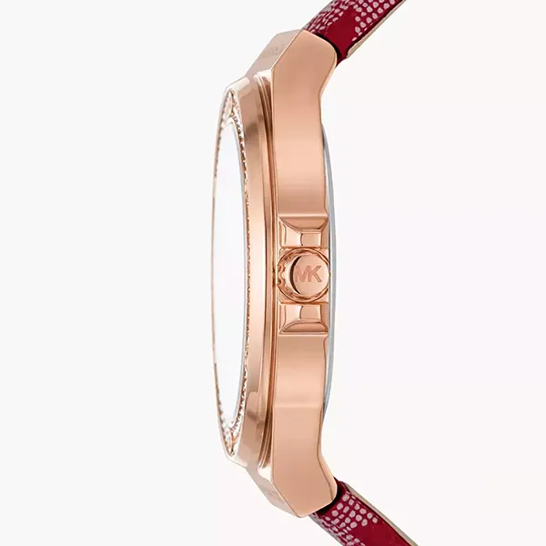 Đồng Hồ Nữ Michael Kors Lennox MK7308 37mm Màu Vàng Phối Đỏ