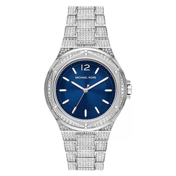 Đồng Hồ Michael Kors Lennox Pavé Blue Watch MK6990 Màu Xanh Bạc - Đồng hồ - Vua Hàng Hiệu