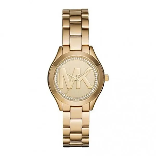 Đồng Hồ Nữ Michael Kors MK Gold Tone Quartz Watch MK3477 Màu Vàng Gold