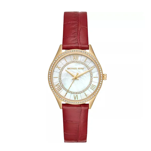 Đồng Hồ Nữ Michael Kors MK Lauryn Mini Red Watch 33mm MK2756 Màu Đỏ