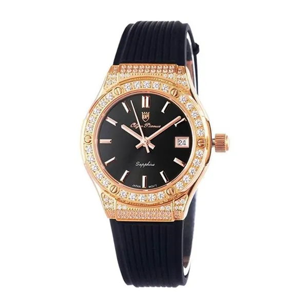 Đồng Hồ Nữ Olym Pianus Watch OP990-45DDLR-GL-D Màu Đen/Vàng Hồng - Đồng hồ - Vua Hàng Hiệu