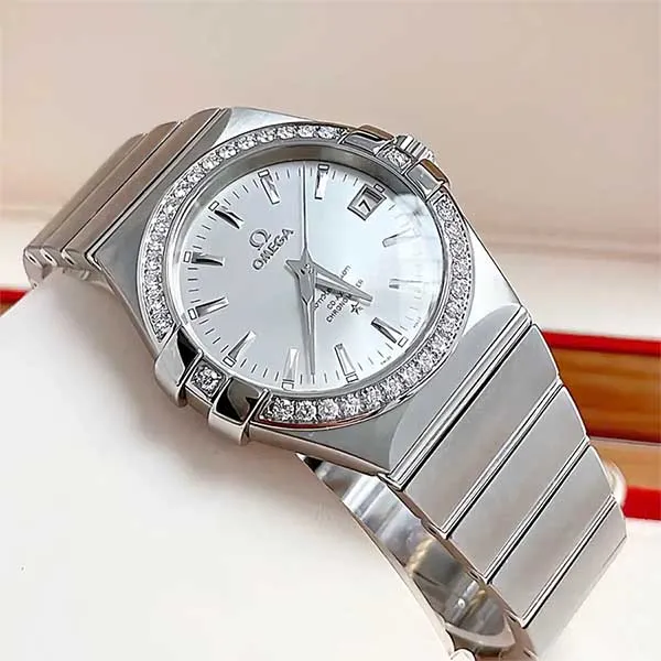 Đồng Hồ Nữ Omega Constellation 123.15.35.20.02.001 Màu Bạc