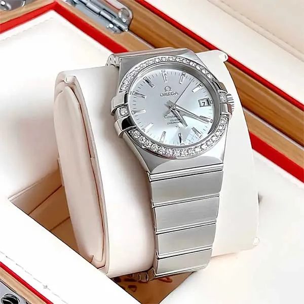Đồng Hồ Nữ Omega Constellation 123.15.35.20.02.001 Màu Bạc