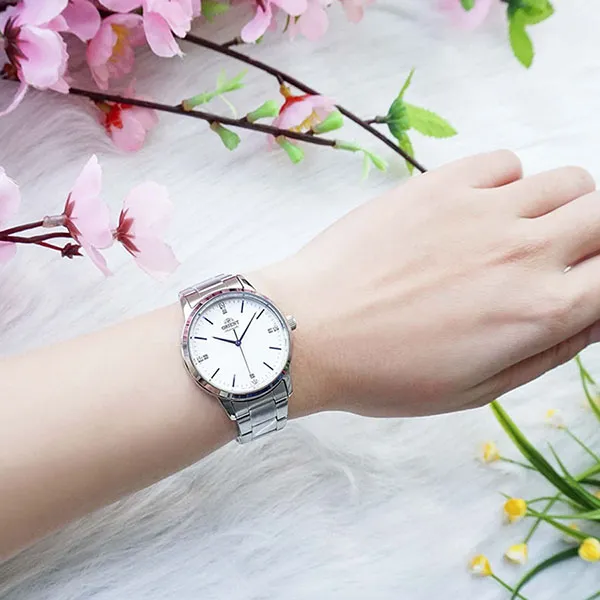 Đồng Hồ Nữ Orient Automatic RA-NB0102S10B Màu Bạc