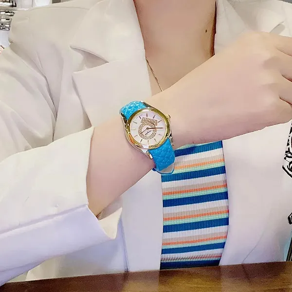 Đồng Hồ Nữ Salvatore Ferragamo Lirica Watch FG4020014 Màu Xanh