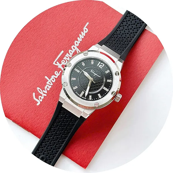 Đồng Hồ Nữ Salvatore Ferragamo Watch SFUL00224 Màu Đen
