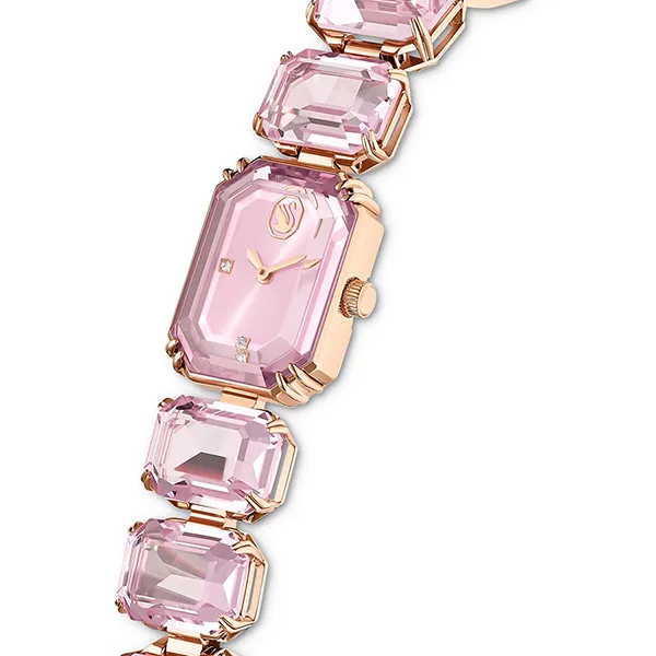 Đồng Hồ Nữ Swarovski Octagon Cut Bracelet, Pink, Rose Gold-Tone Finish Watch 5729843 Màu Hồng - Đồng hồ - Vua Hàng Hiệu