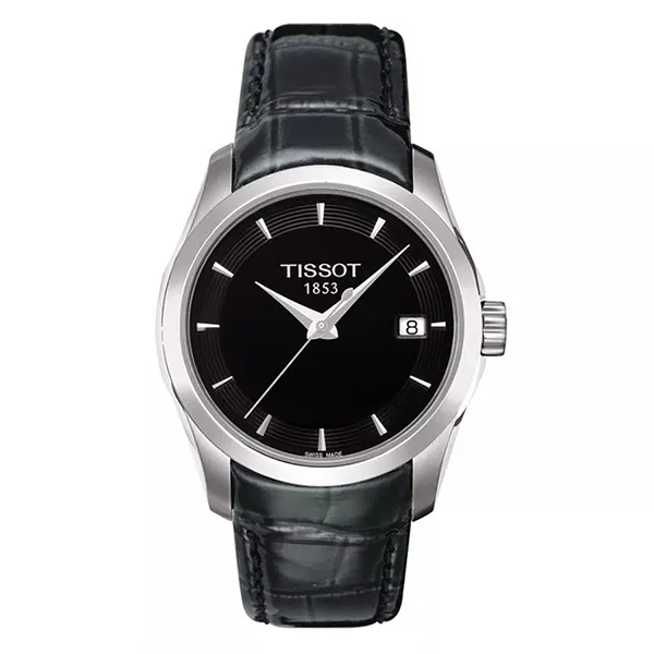 Đồng Hồ Nữ Tissot Couturier Quartz Watch T035.210.16.051.00 Màu Đen