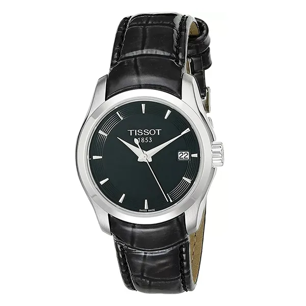 Đồng Hồ Nữ Tissot Couturier Quartz Watch T035.210.16.051.00 Màu Đen