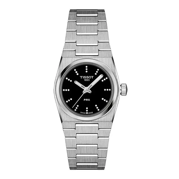 Đồng Hồ Nữ Tissot PRX Watch T1370101105600 Màu Đen Bạc